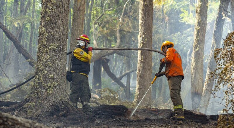 El viento sigue complicando la lucha contra el fuego