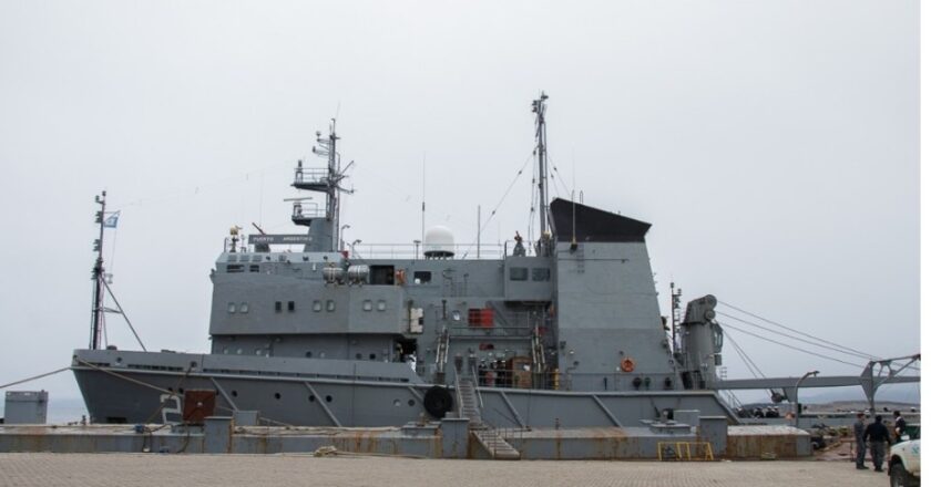 Nuevo comandante del aviso ARA Puerto Argentino
