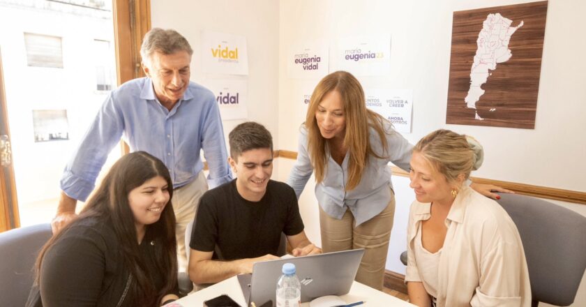 Macri acompañó a María Eugenia Vidal en la inauguración de su bunker de campaña el día que Larreta lanzará su candidatura