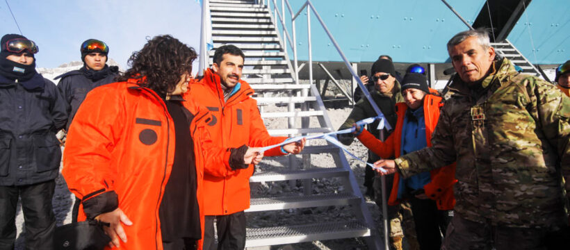Inauguraron en la Antártida el primero de tres laboratorios científicos