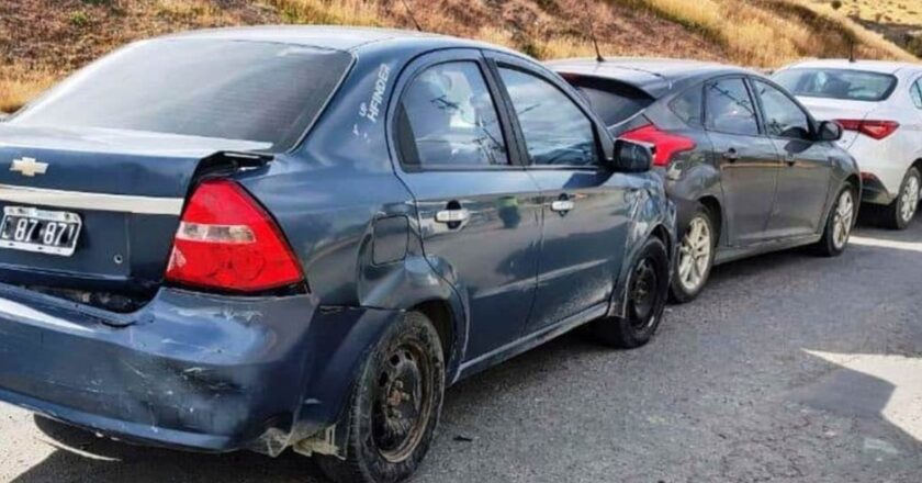 Múltiple colisión de vehículos