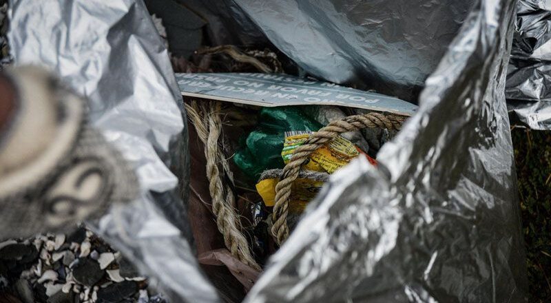 Quema de basura en nuestras islas del Canal Beagle