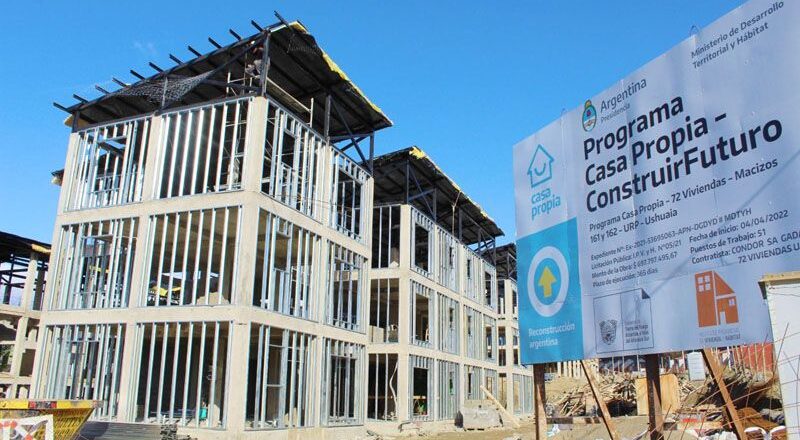 Avanza la construcción de 72 viviendas en el Pipo