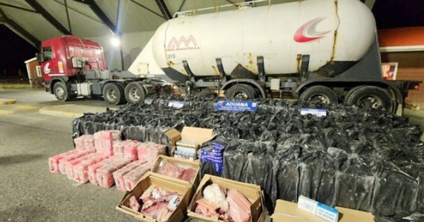 Intento de contrabando de cigarrillos