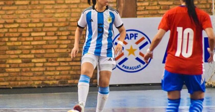 Maca Espinoza dejó su huella en las victorias de Argentina