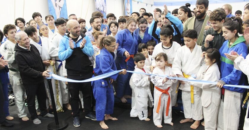 Con Paula Pareto inauguraron el Centro Municipal de Judo
