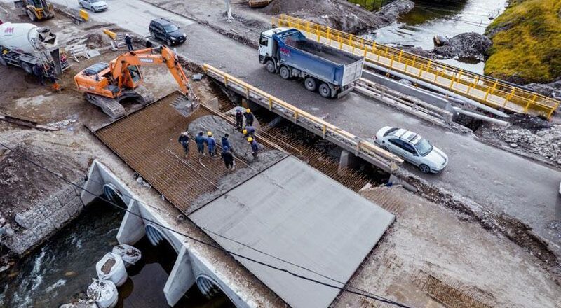 Hoy y mañana habrá corte total de tránsito en la zona del puente sobre Arroyo Grande