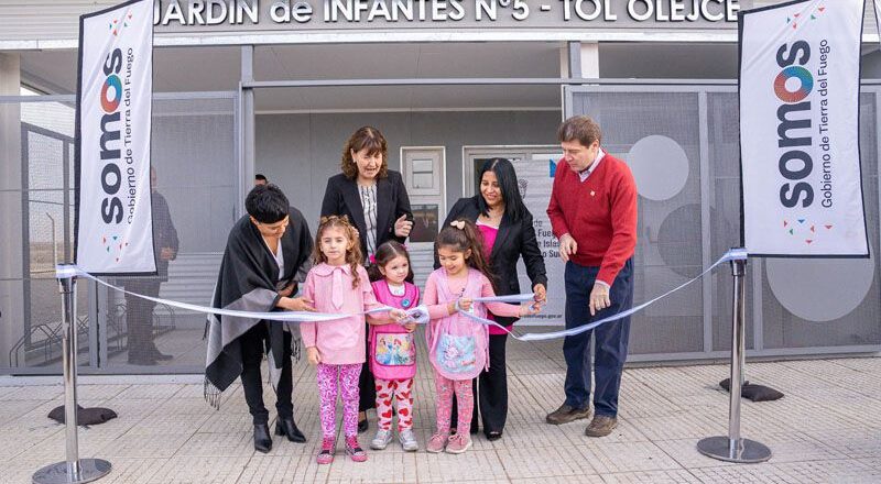 Se inauguró el anexo del Jardín de Infantes “Tol Olejce”