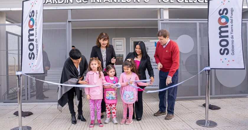 Inauguración del anexo del Jardín Tol Olejce