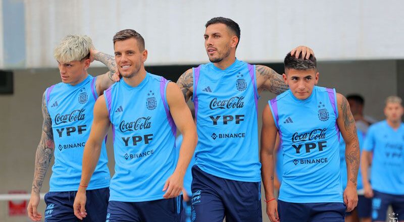 Amistoso ante Australia: La selección se entrenó y Scaloni aún no definió el ataque