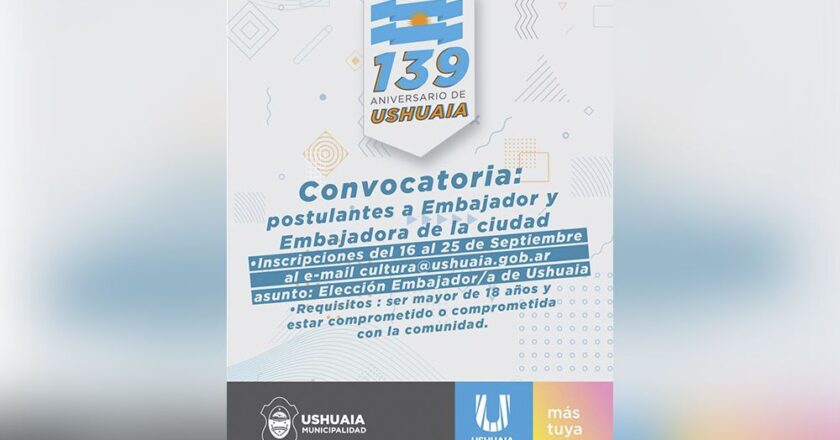 Comienzan las inscripciones para Embajadores de Ushuaia