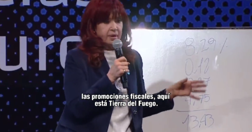 Tras la dura acusación /»Déjese de joder con Tierra del Fuego», le contestó Blanco a Cristina