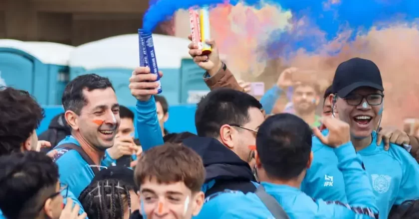 Los deportistas fueguinos presenciaron el apertura de los Juegos Nacionales Evita