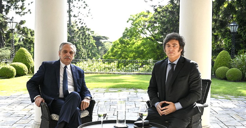 Milei y Fernández iniciaron la transición con una reunión en Olivos