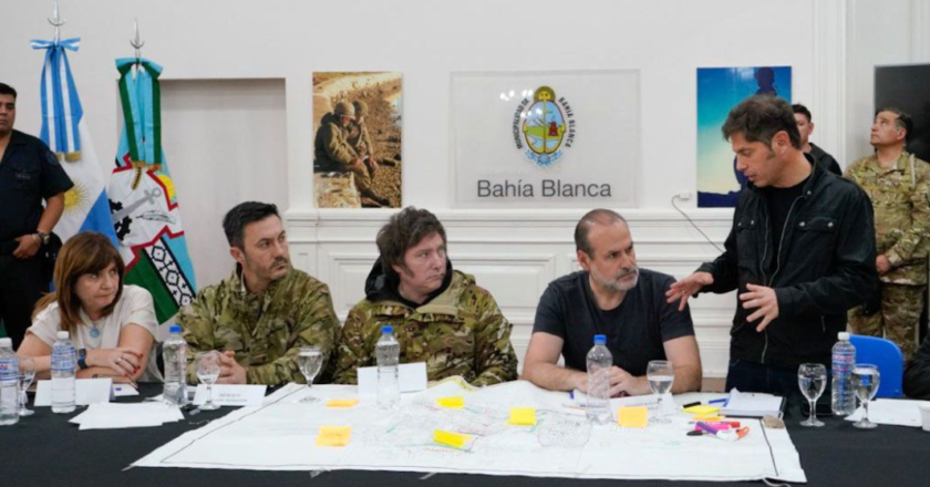 Milei en Bahía Blanca: «Tengo confianza en que vamos a salir adelante»