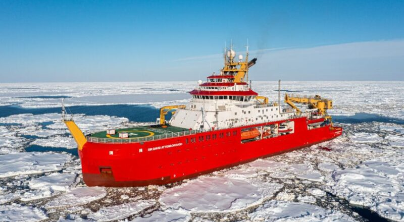 Controversia. Una nave británica con bandera de “Falklands” surcó aguas argentinas