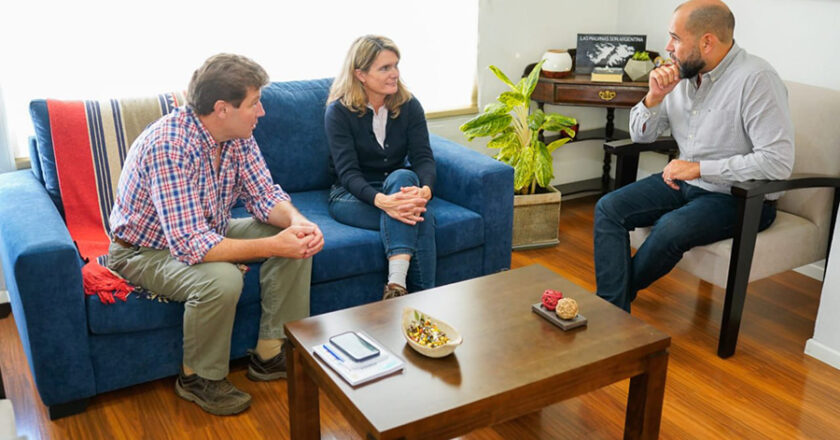 Melella mantuvo un encuentro con la CEO de Total Austral