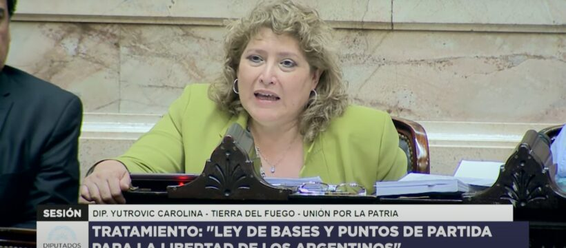 Yutrovic realizó encendida defensa de la 19640 en diputados