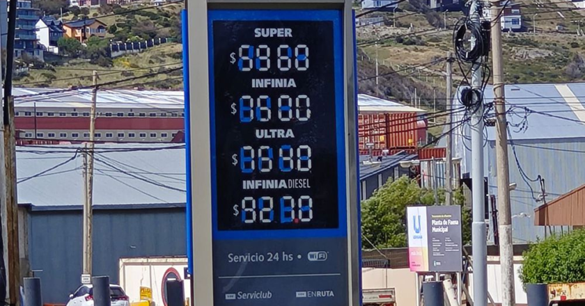 YPF aumentó sus combustibles en un promedio del 6,5%