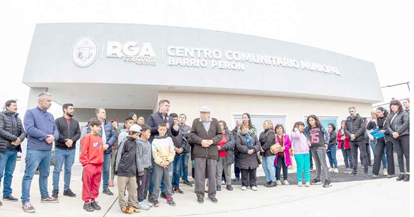 Martín Perez hizo realidad el Centro Comunitario del Bº Juan Domingo Perón