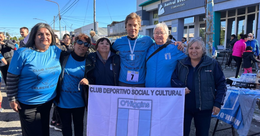 Sciurano participó de la carrera solidaria “Celeste de pie”