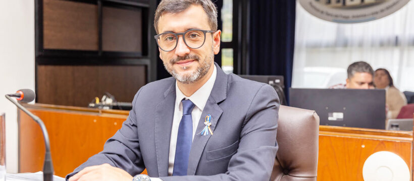 Agustín Coto fue el único referente local que recibió a Milei